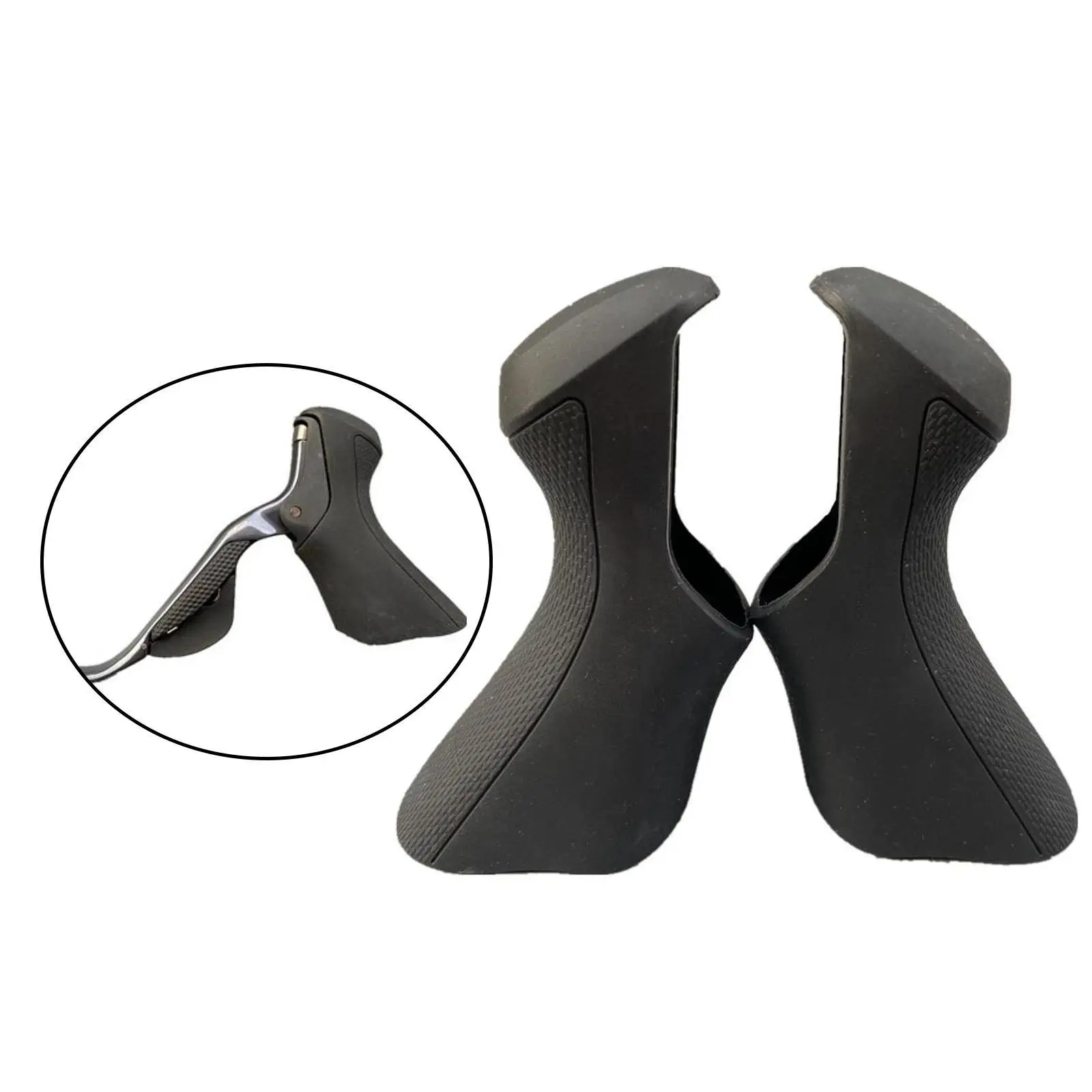 Brake Gear Silicone Covers Non-slip Easy to Use Scratch Resistant Comfortable Grip Cycling Accessories 1 Pair for ST6870 Only