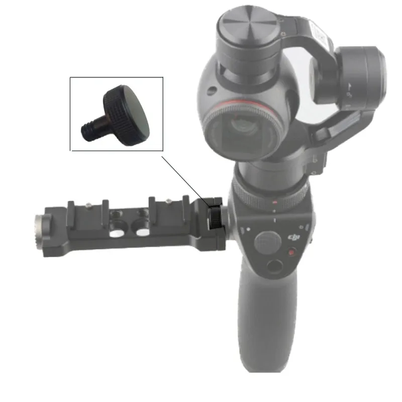 CAMVATE 1/4"-20 Tappo a vite con filettatura maschio per DJI OSMO Stabilizzatore Gimbal Accessorio di estensione esterna (5 pezzi)