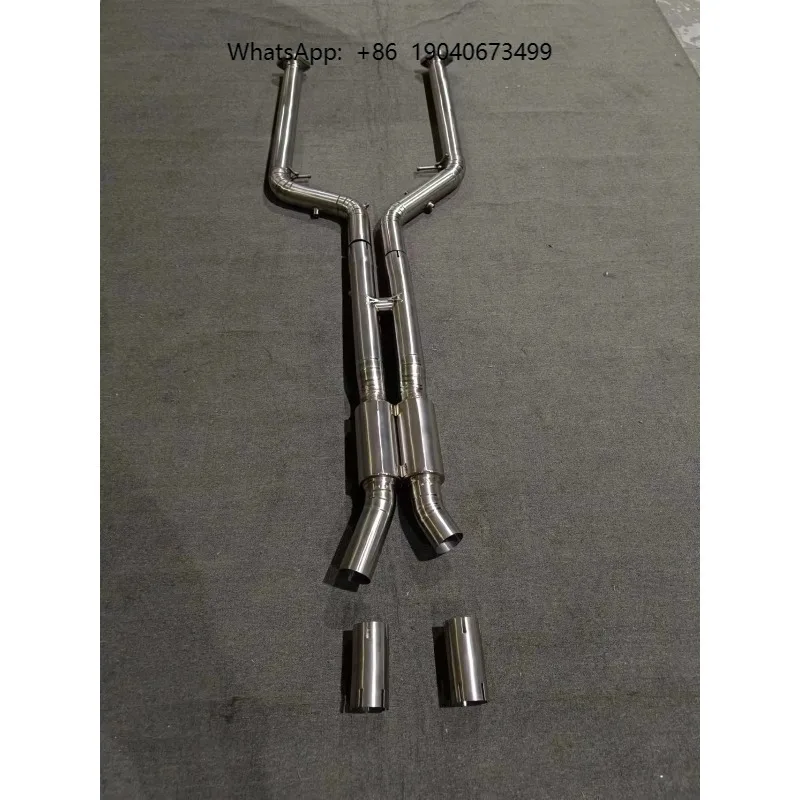 Sports Exhaust Pipes Customized Middle Pipe with and Polished Titanium and Steel Surface cxl