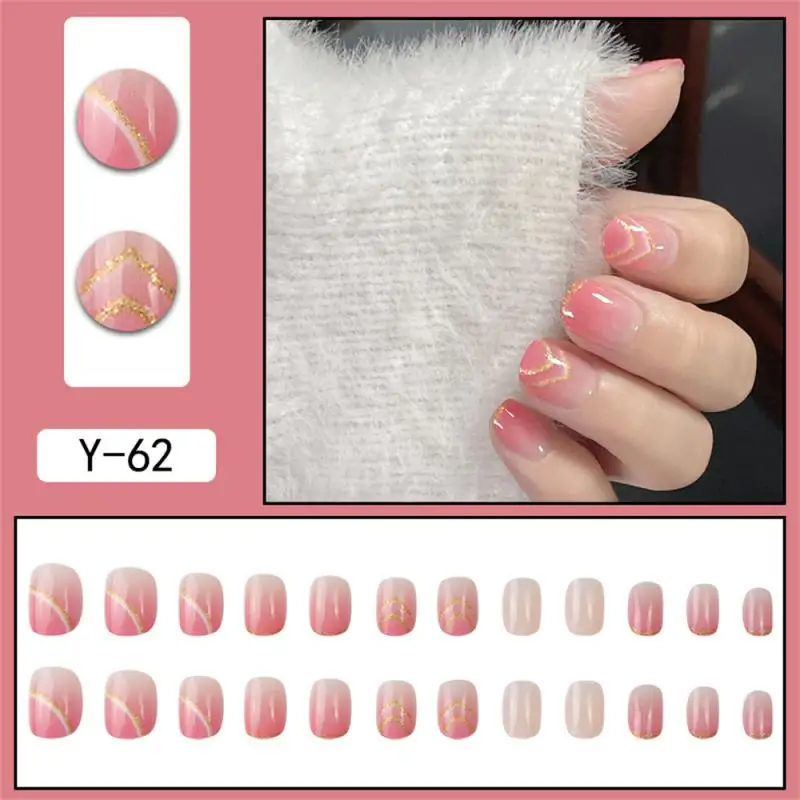 Parches para manicura de uñas postizas, arte de uñas usable con diseño, cubierta completa, desmontable, largo, corto, accesorios para uñas postizas