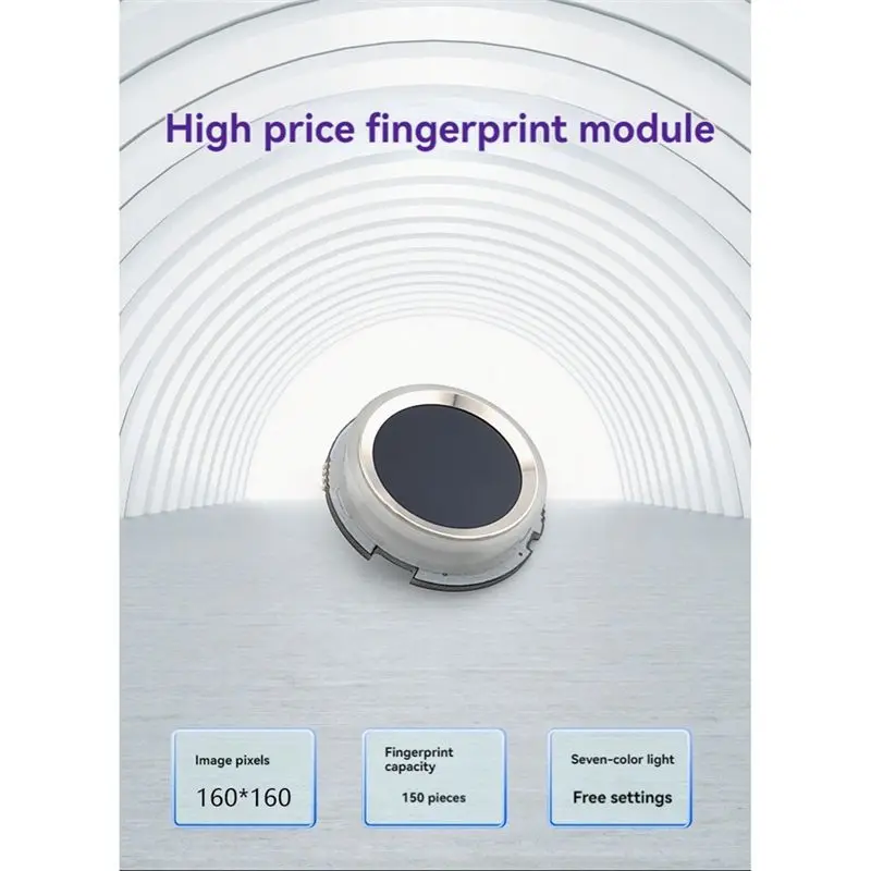 AA73 R502S Fingerprint Module Capacitive Fingerprint Module Sensor Scanner Fingerprint Recognition Module With RGB Light