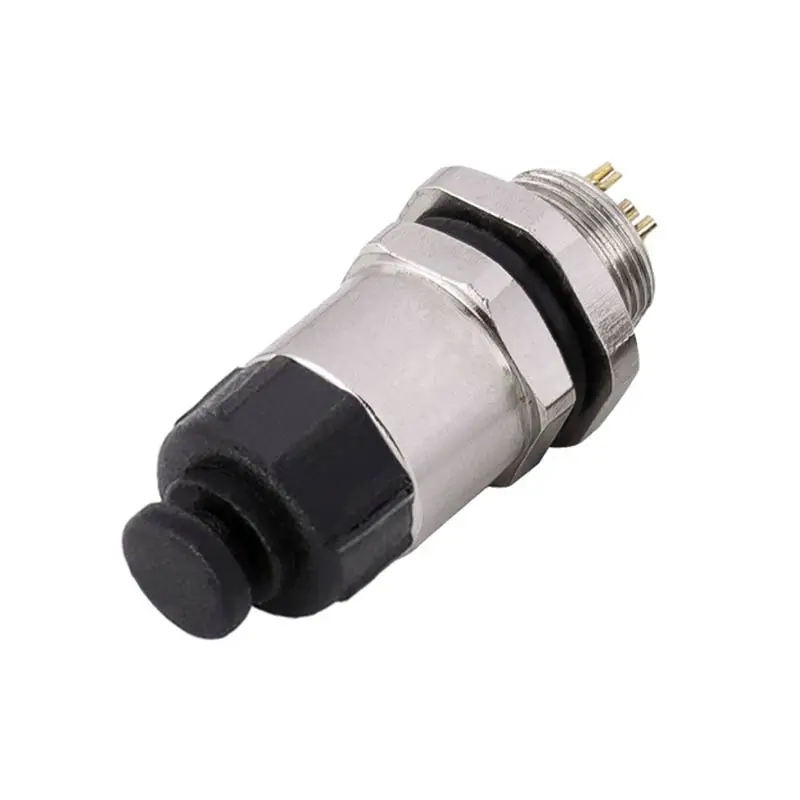 10pcs M12 M8 Dust Cover Internal Thread/External Thread Connector Cover Male Female with Rope Special Cap for Aviation Plug