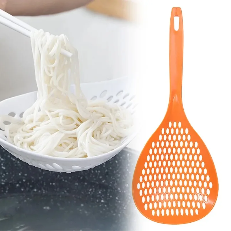 1 Pc White Large Capacity Spoon Withstand High Temperature Hung Dumplings Leaking Net Not Easy To Deform Kitchen Supplies