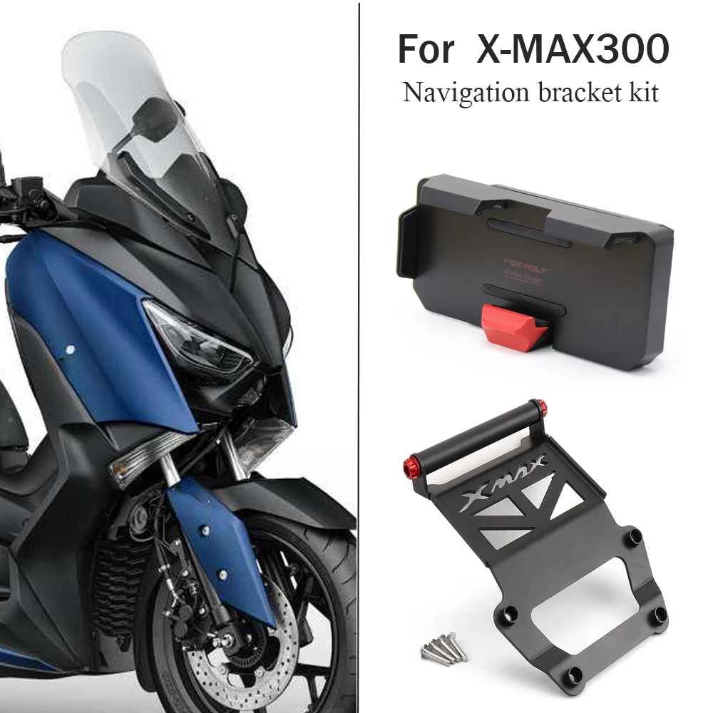 For Yamaha X-MAX300 X-MAX 300 XMAX300 XMAX 300 2023- New Motorcycle Mobile Phone GPS Mount Navigation Bracket kit 22mm