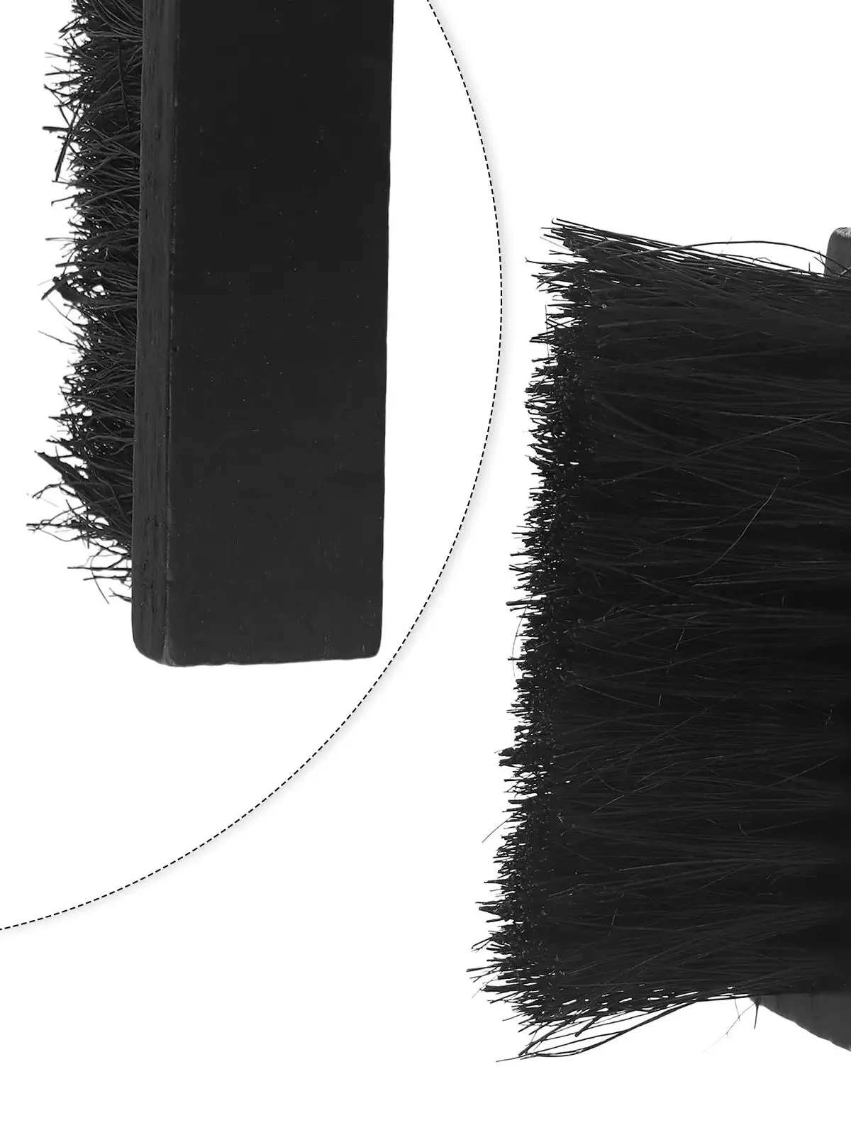 1pc Cleaning Brushes Fireplace Brush 13.5x3.5x1.3cm 1Pcs Black Brush Head Fireplace Refill Cleaning Square Home Stove accessor