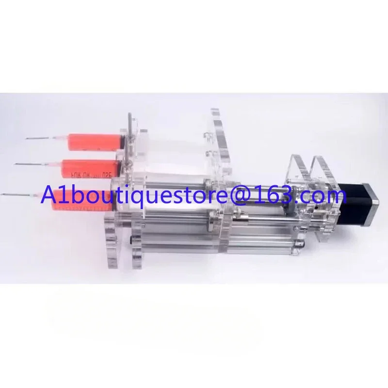 Three-channel syringe pump flow control speed, laboratory micro pump, liquid dispensing machine, automatic injection drip