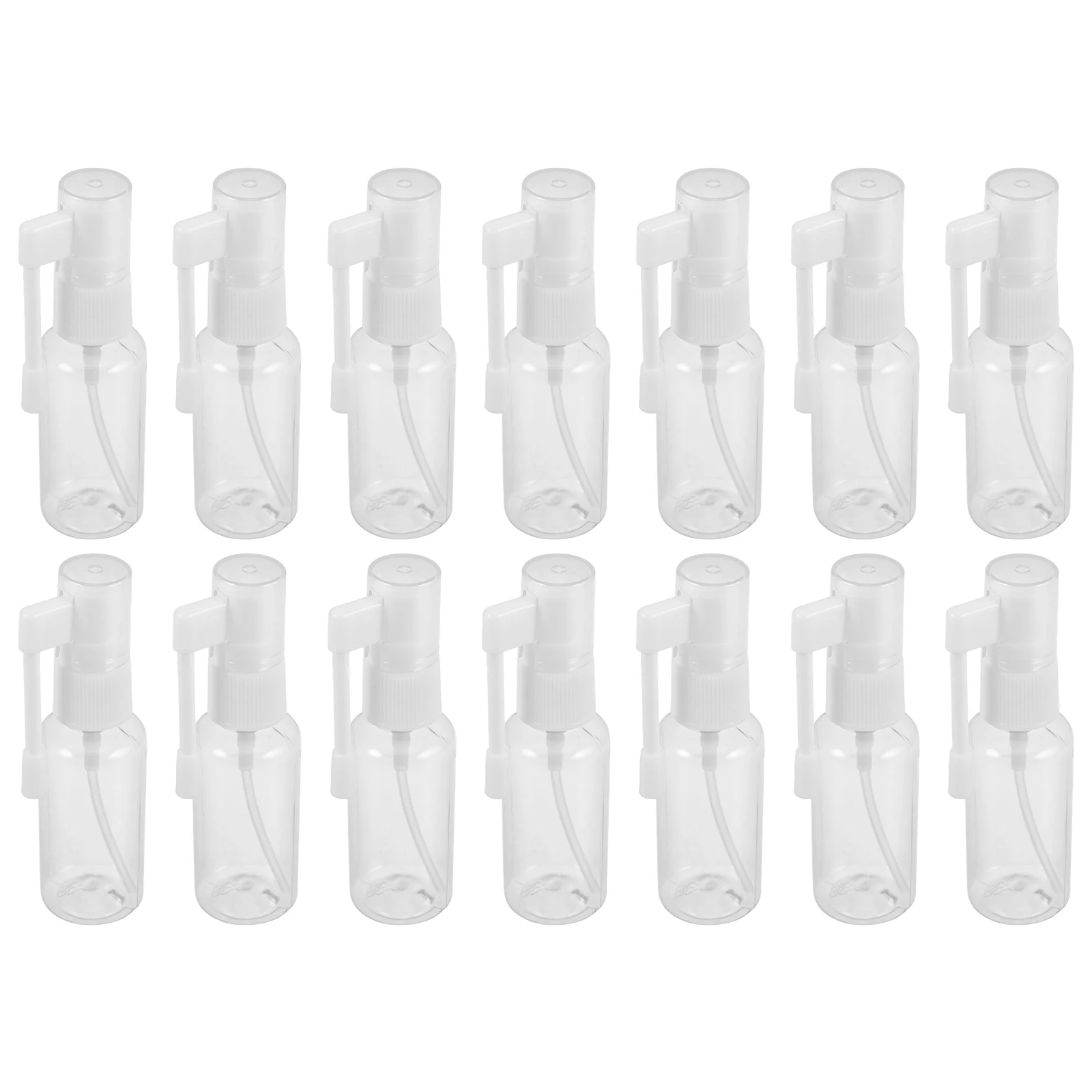 

30pcs Rotating Spray Bottle 360° Fine Mist Nozzle Transparent Pet Plastic Portable For Plants Cosmetics Essential Oil Refillable