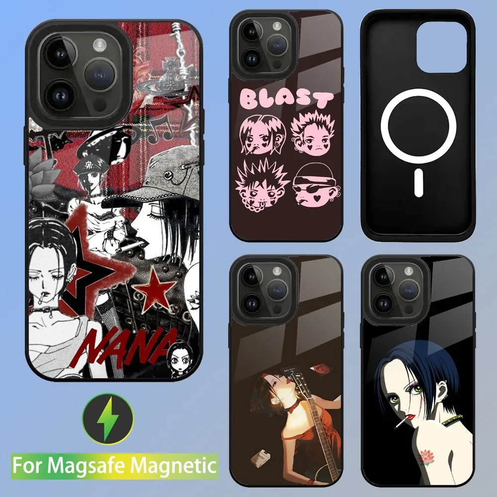 Anime NaNa Osaki Phone Case For iPhone 15,14,13,12,11,Plus,Pro,Max Mini Magsafe Magnetic Wireless Charging