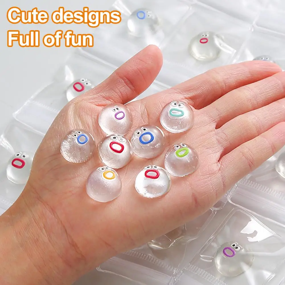 5pcs Mini Squishies Expression Squeeze Fidget Toys Emotion Fidget Poppers Sensory Fidget Toys Cute Desk Accessory For Kids Boys