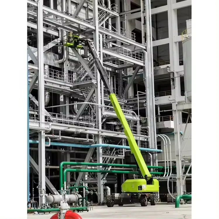 Elevador articulado diesel de alta capacidade 4x4 Boom Lift 24m 26m 28m para aplicações externas resistentes