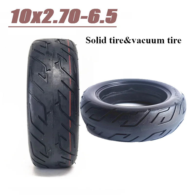 10 inch electric scooter tire 10x2.70-6.5 thick vacuum tire explosion-proof 10x2.70-6.5 non inflatable Solid tire