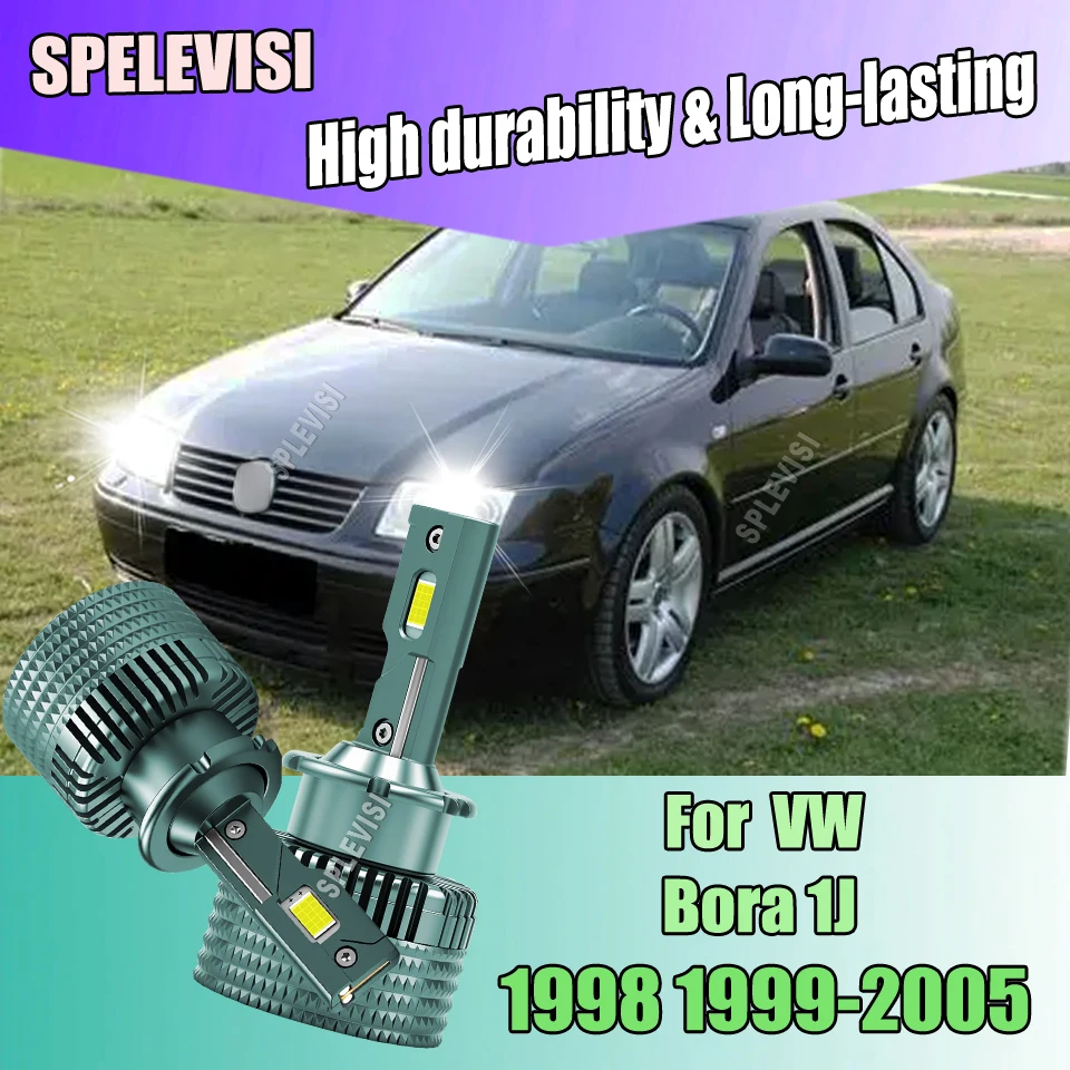 

D2S LED Headlight Bulbs precise focusing wide-coverage, no dark spot For VW Bora 1J 1998 1999 2000 2001 2002 2003 2004 2005