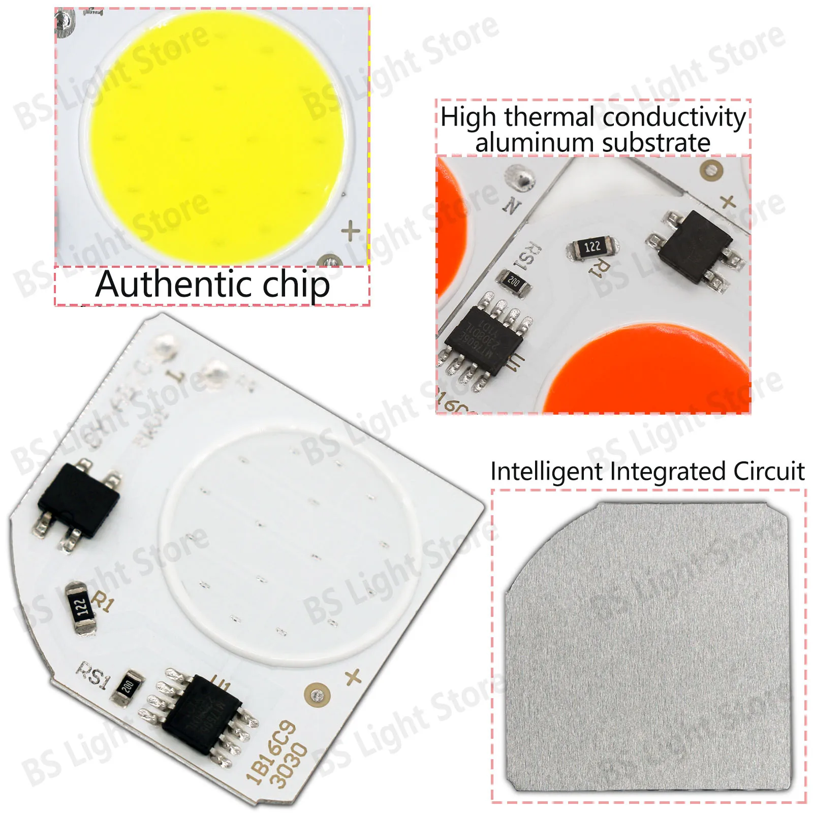 10 قطعة Cob Led 220 فولت أبيض محايد دافئ أحمر أزرق أخضر 5 واط Led أضواء المسارات الأضواء ديكور المنزل الداخلي مصدر الضوء