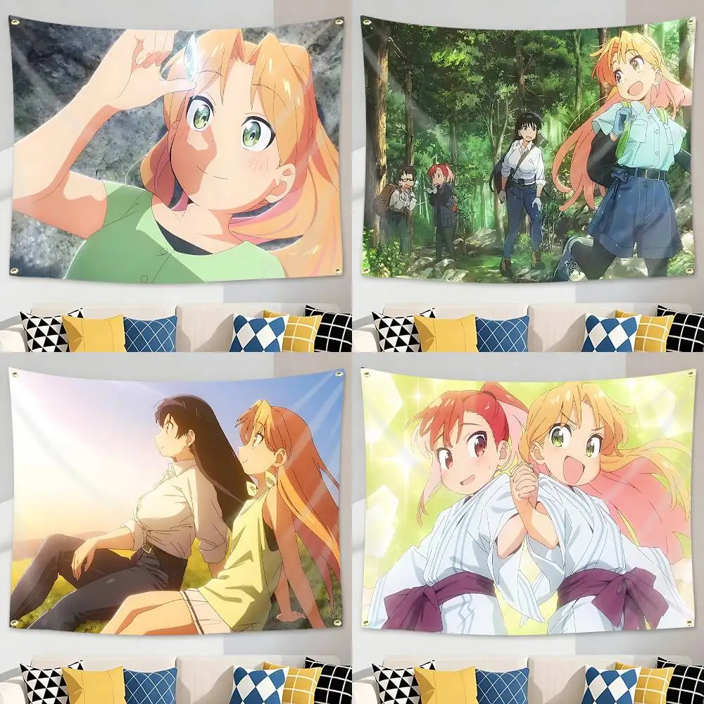 

Ruri Rocks Anime Ruri Flag Tapestry Banner for Bedroom Living Room Outdoor Camping Custom Supported