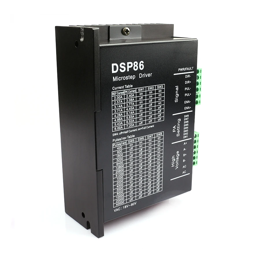 Siheng Motor Factory DSP86 Nema 34 60mm,86mm Stepper Driver Cnc Stepper Motor Driver for Winding Machine