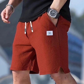Men's Shorts, Men's Casual Pants, Men's Beach Shorts, Men's Sports Shorts, New Fashionable Textured Fabric, Breathable Pants, Suitable for Daily Casual Wear and Sports 3