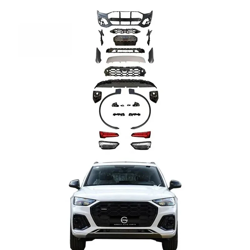 

Old to New Bodykit for 2017+ Q5 Upgrade to 2024 RSQ5 Front Car Bumper Wheel Arches matrix Headlights Taillights RSQ5 Kit