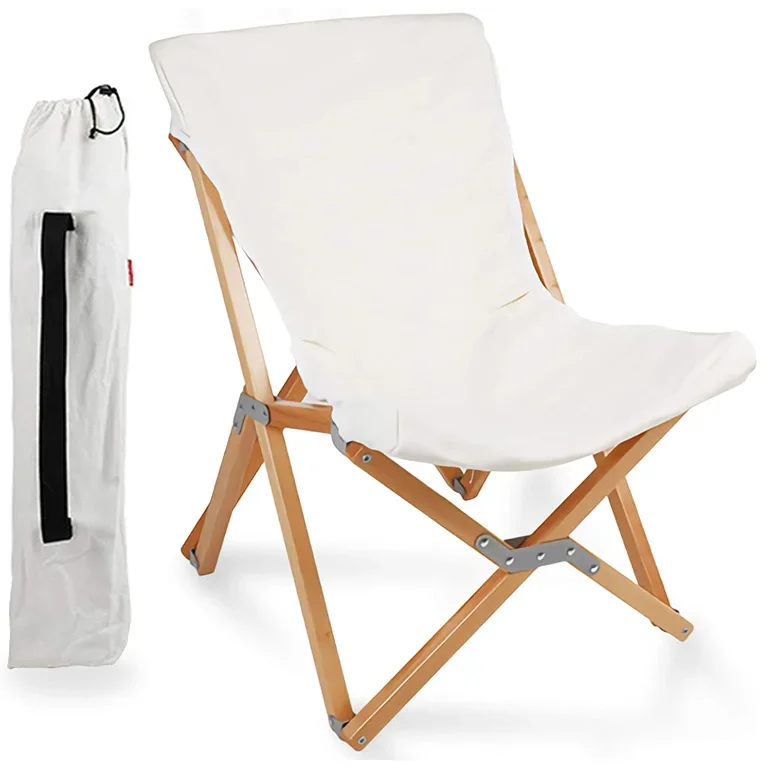 

outdoor furniture beech portable beach wooden folding camping canvas Lounge Chair