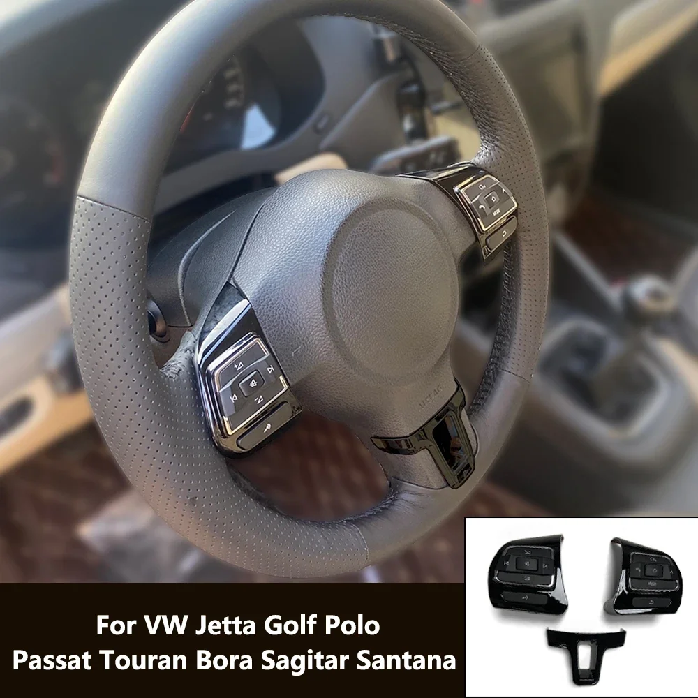 

Steering Wheel Control Switch Volume Audio Phone Button for VW Jetta Golf Polo Touran Bora Sagitar Santana Car Accessories