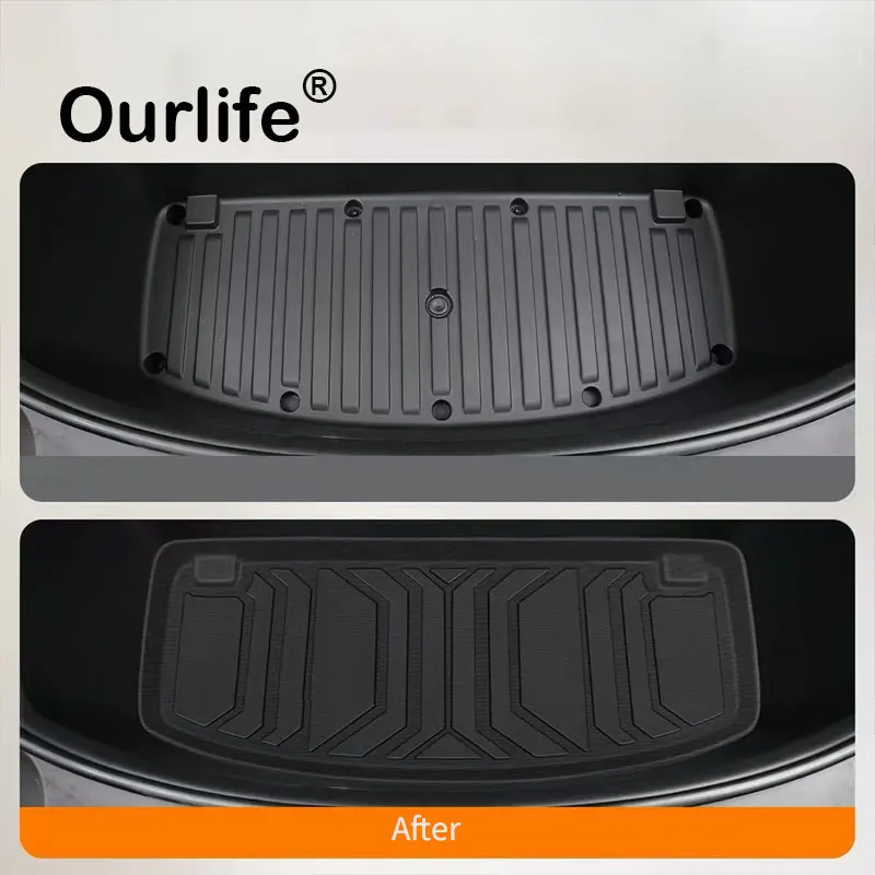 Front Trunk Mat For CHANGAN Deepal S05 Accessories 2026 TPE Material Waterproof Anti-Slip Anti-Leakage Shockproof Anti-Scratch