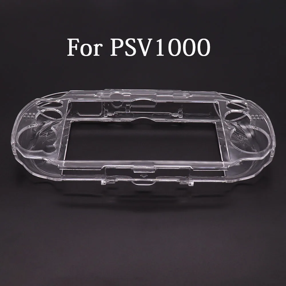 Clear Crystal Protective Case Hard Shell for PS Vita PSV 1000 2000 PSP Go Transparent Protection Cover For PSP1000 2000 3000