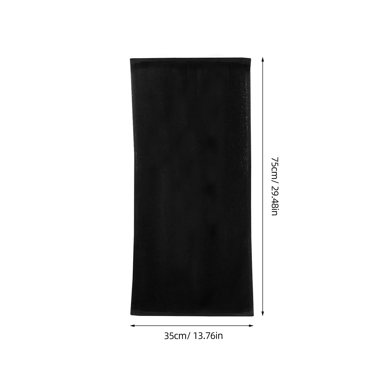 35x75 سنتيمتر منشفة اليد القطن الأسود النقي الطبيعي تجفيف منشفة حمام فاخرة للحمام الصالة الرياضية سبا فندق استخدام #3