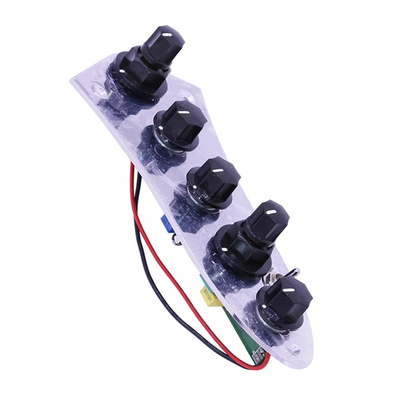 AED7-2 uds 5 Jazz para JB Bass placa de Control con cable cargada para piezas de bajo de 4/5 cuerdas