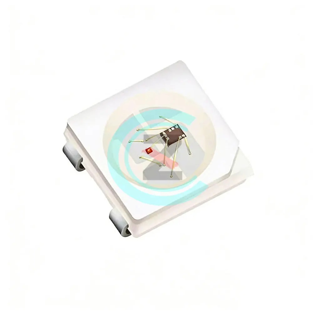 20-1000PCS WS2812B 5050 RGB LED Chip WS2812 Individually Addressable Pixels Chip WS2811 IC Built-in White PCB DC5V