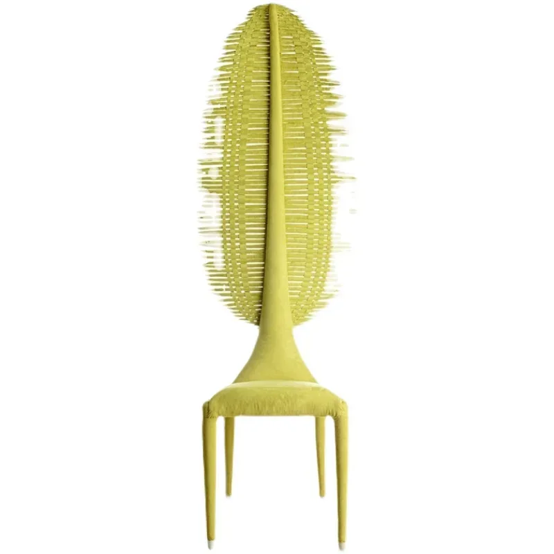 

Modern Creative Designer Personalized Banana Chair Woven Shaped Banana Chair Feather Dining Chair Customized Leisure Armchair