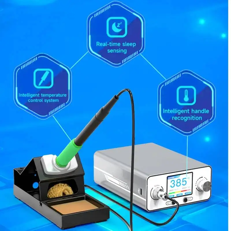 

HT200 240W Smart Soldering Station With IPS Display Compatible With C210/C115/C245 Handles For Professional Electronics Repair