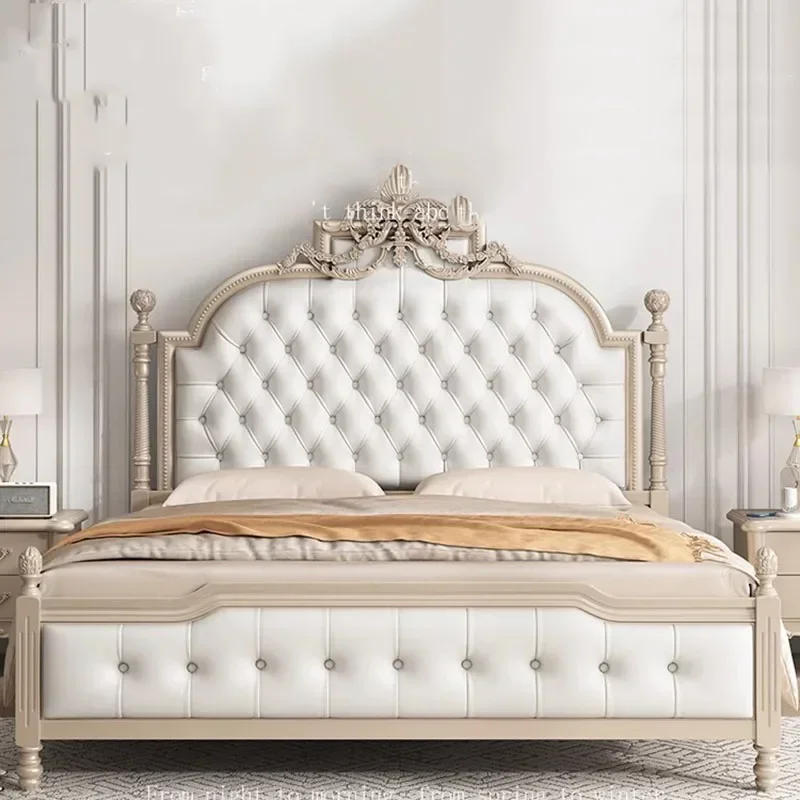 

Princess Villa Bed Luxury Double Designer High End Sleeping Modern Double Bed Queen Design Meubles De Chambre Furniture