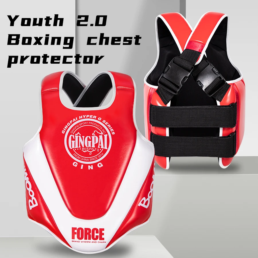 Boxing Chest Protection Professional Sanda Protective Gear Muay Thai Protective Armor Combat Taekwondo Training Body Equipment