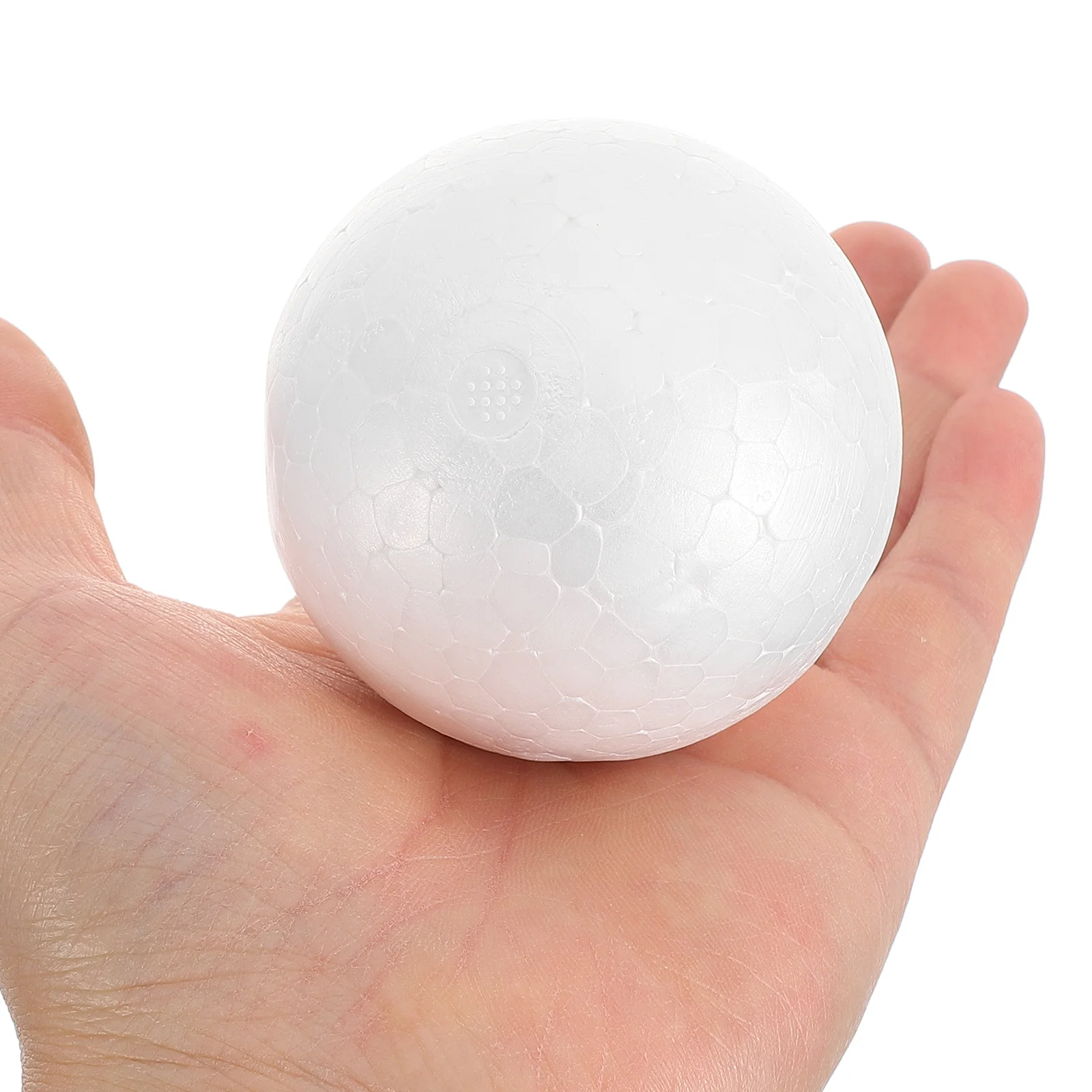 

36pcs 6.3Cm Christmas Foam Ball White Craft Balls For Diy Ornament Decor Educational Art Project Supplies Craft