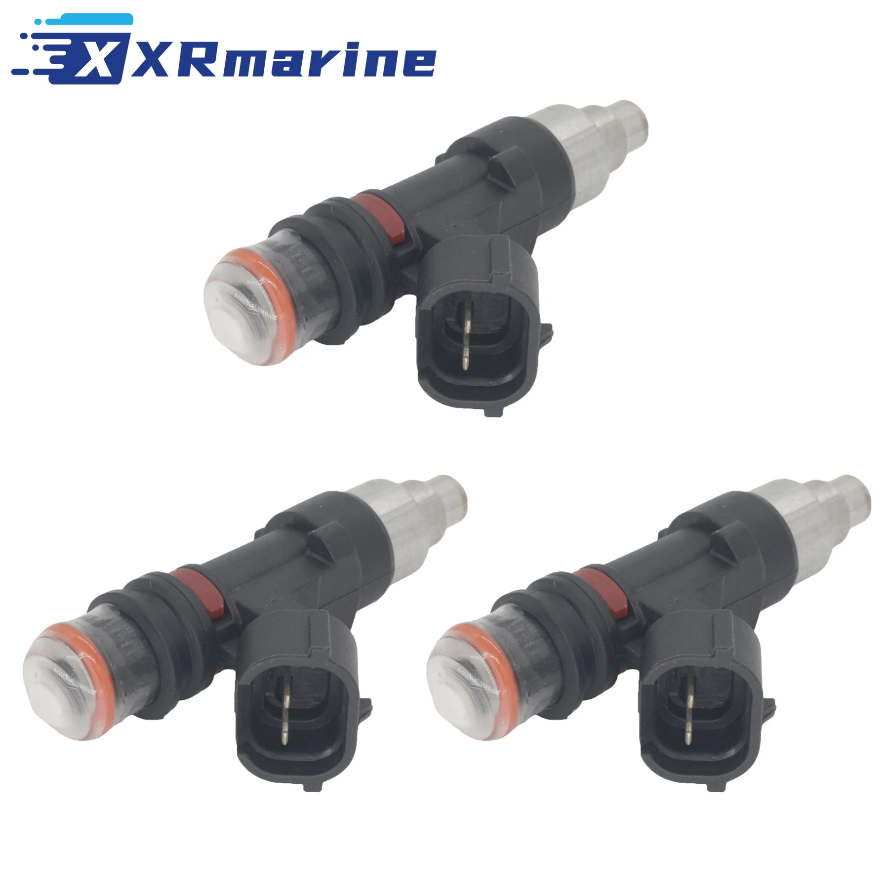 3 Pcs Fuel Injector 8 Hole 15710-85K00 EAT317 for Suzuki 4-Stroke Outboard Engine 40 50 60 HP DF40A DF50A DF60A 15710-85K00-0000 image 6
