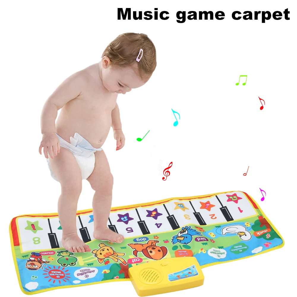 Music Piano Carpet Portable Kids Musical Mats Baby Early Education Music Piano Keyboard Carpet Kids Piano Music Carpet Kids