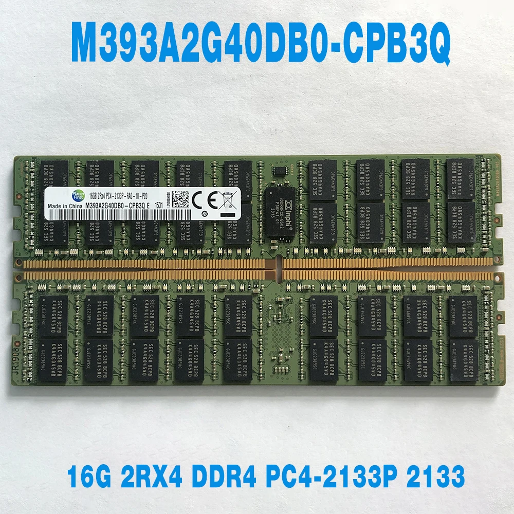 

1 шт. 16 ГБ 16G 2RX4 DDR4 PC4-2133P 2133 для Samsung RAM серверная память быстрая доставка Высокое качество M393A2G40DB0-CPB3Q