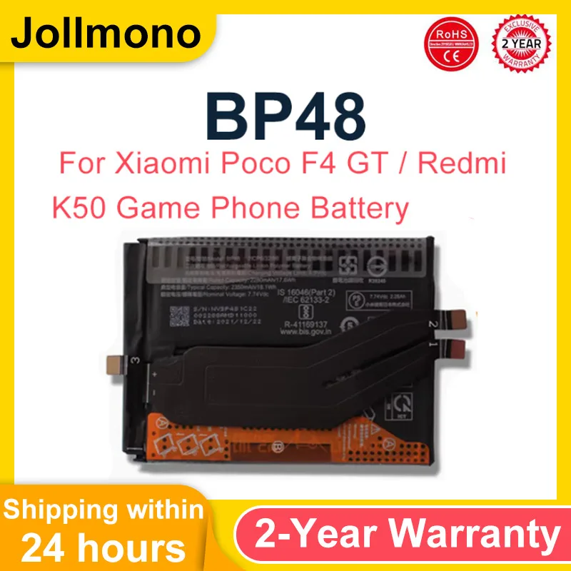 2025 Jahre 4700 mAh Original Telefon Batterie BP48 Für Xiaomi Redmi K50 Spiel/Poco F4 GT Batterien Batterie