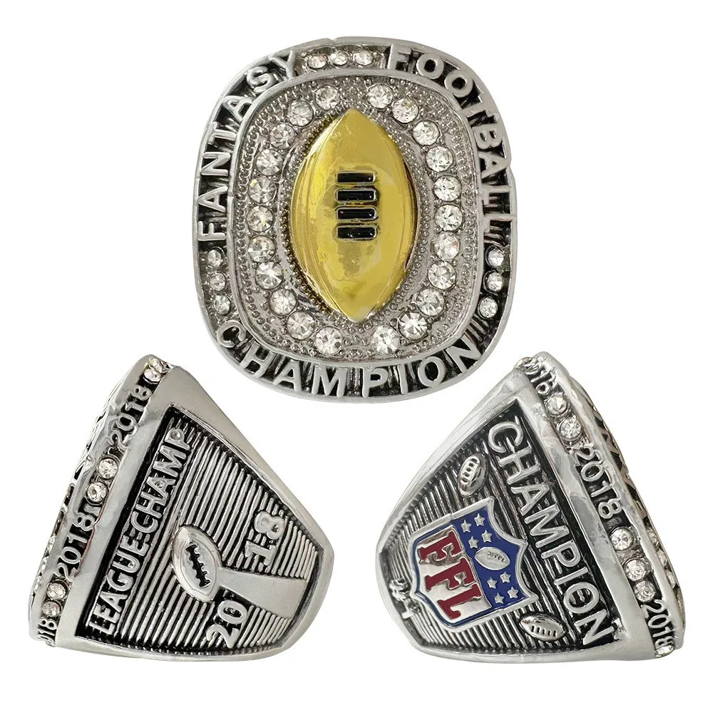 2018 الخيال بطولة كرة القدم الدائري FFL الفائز جائزة الكأس لمحبي الهدايا التذكارية للرجال