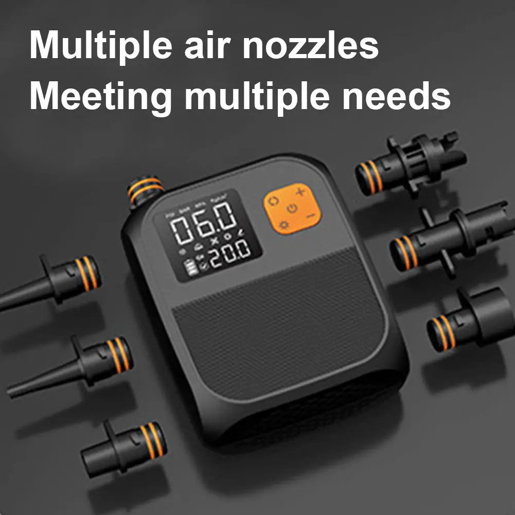 20PSI High Pressure Portable Air Compressor 20000 MAh Stand Up Paddle SUP Pump Inflation Paddle Board Pump for Surfing Kite Matt