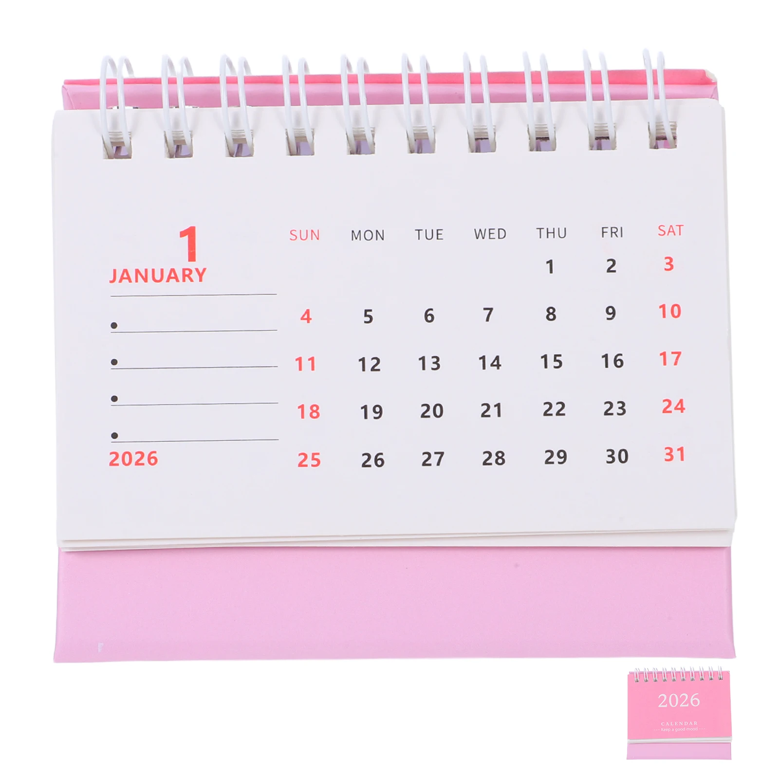 

Office Supplies Paper Calendar Decorative Standing 2026 Desk Calendars Mini Desktop Tabletop