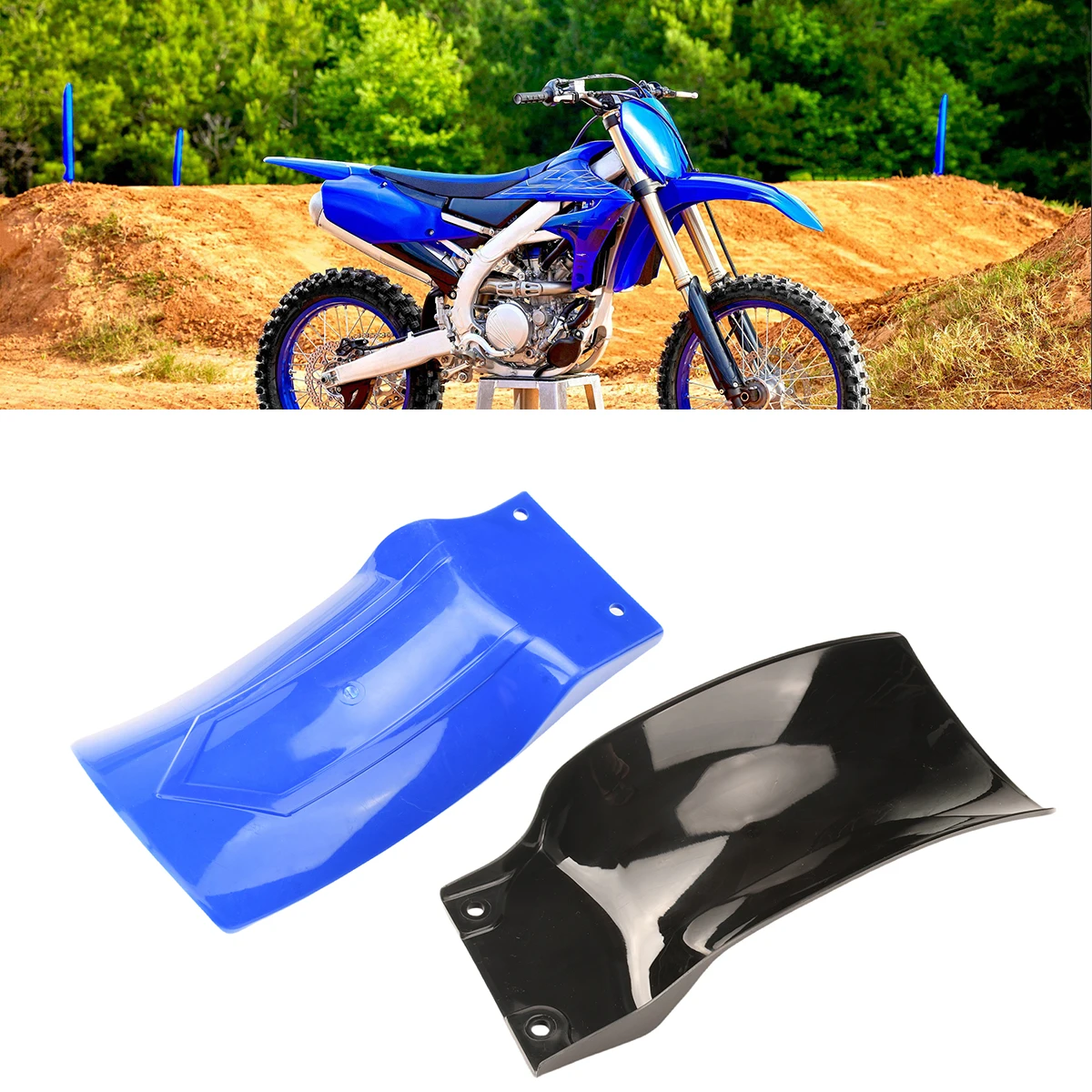 

2025 Motorcycle Rear Fender Mudguard Shock Absorber Air Box Mud Flap Splash Guard For YAMAHA YZ250F 450F YZ250FX 450FX WR450F