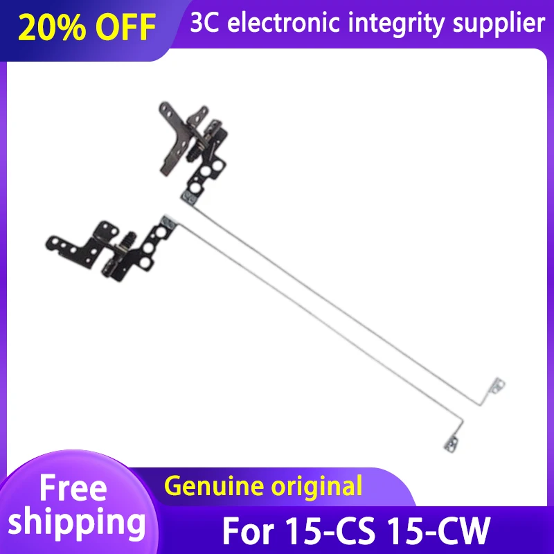 Bisagras LCD originales para ordenador portátil, accesorios para HP 15-CS, 15-CW, TPN-Q208, serie TPN-Q210, novedad