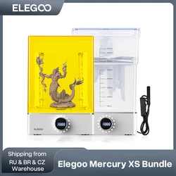 ELEGOO Mercury XS Paquete de lavado y curación con estación de lavado separada para impresiones 3D de resina grandes, compatible con SATURN 3 ULTRA