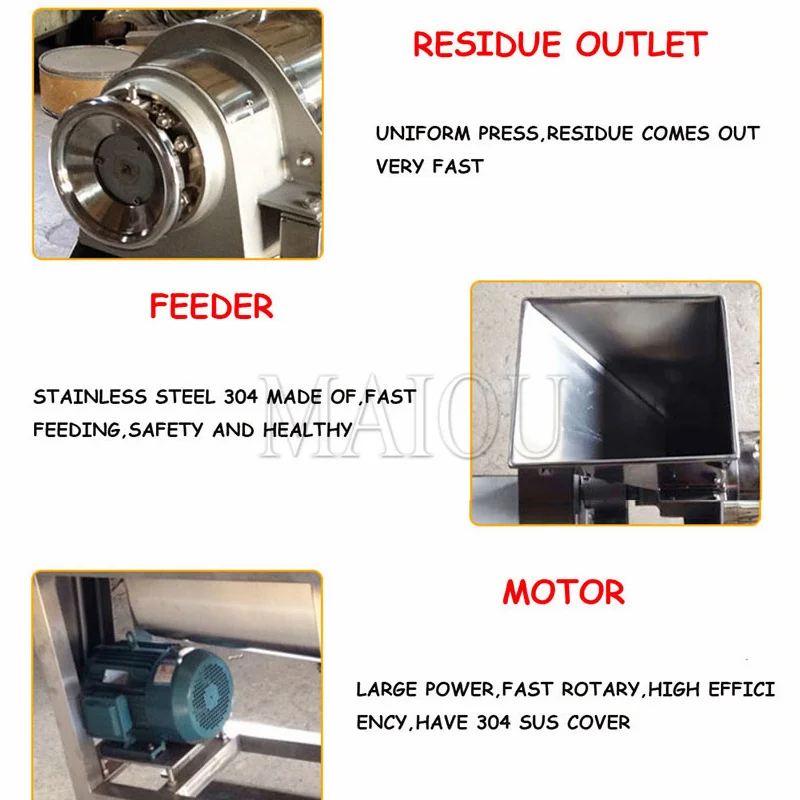 

Electric Fruit Tomato Pineapple Screw Juicer Squeezer Equipment Machine