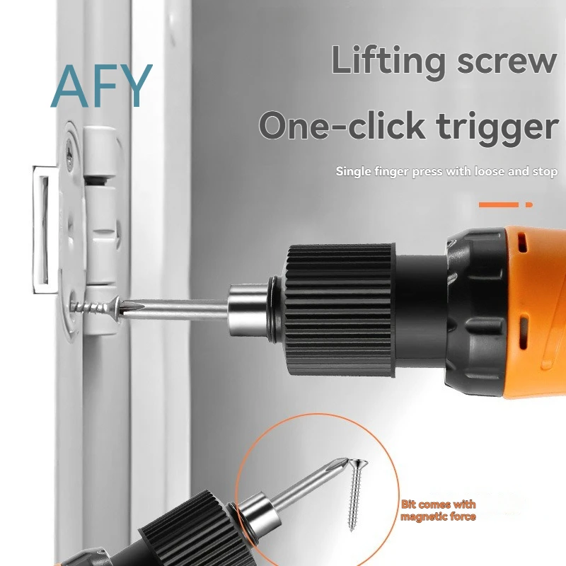 for Fully Automatic Brushless 220V Direct Insertion Electric Screwdriver High Torque Corded Power Drill Driver Tool for DIY