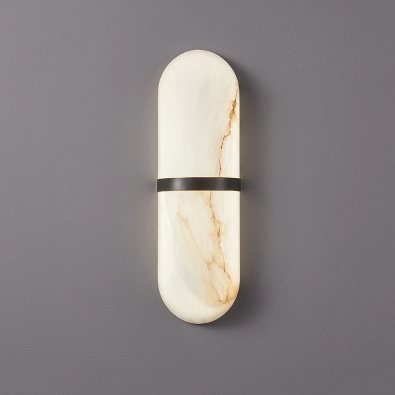 Modern Wall Lamp for Hotel Living Room TV Background Wall Modern Minimalist Luxury Staircase Bedroom Marble-like Bed Head Lights