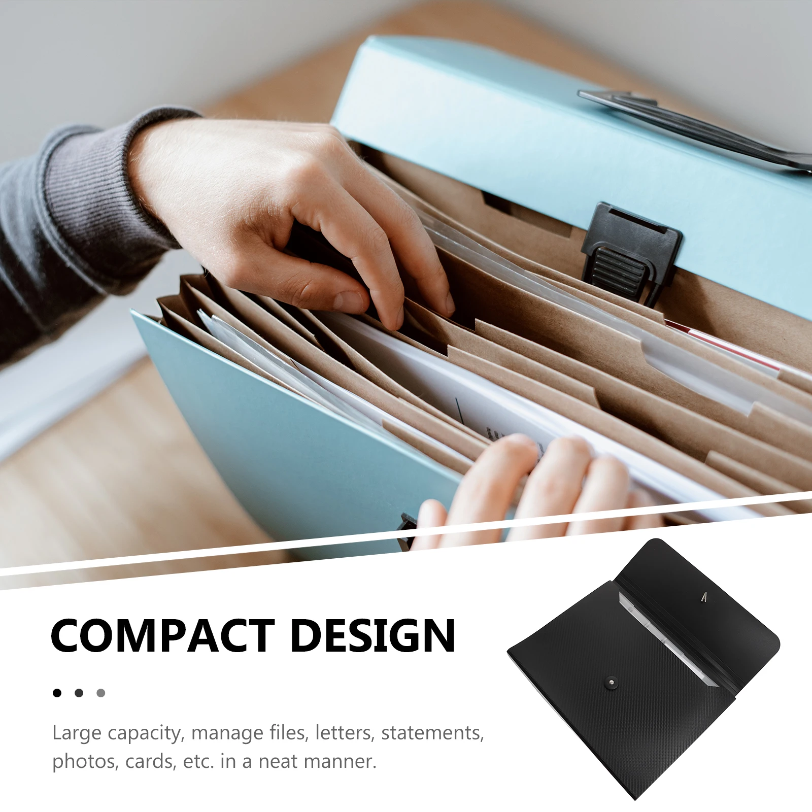 File Holder Document Folder Organizer Convenient Sorter Classified Expanding Accordion