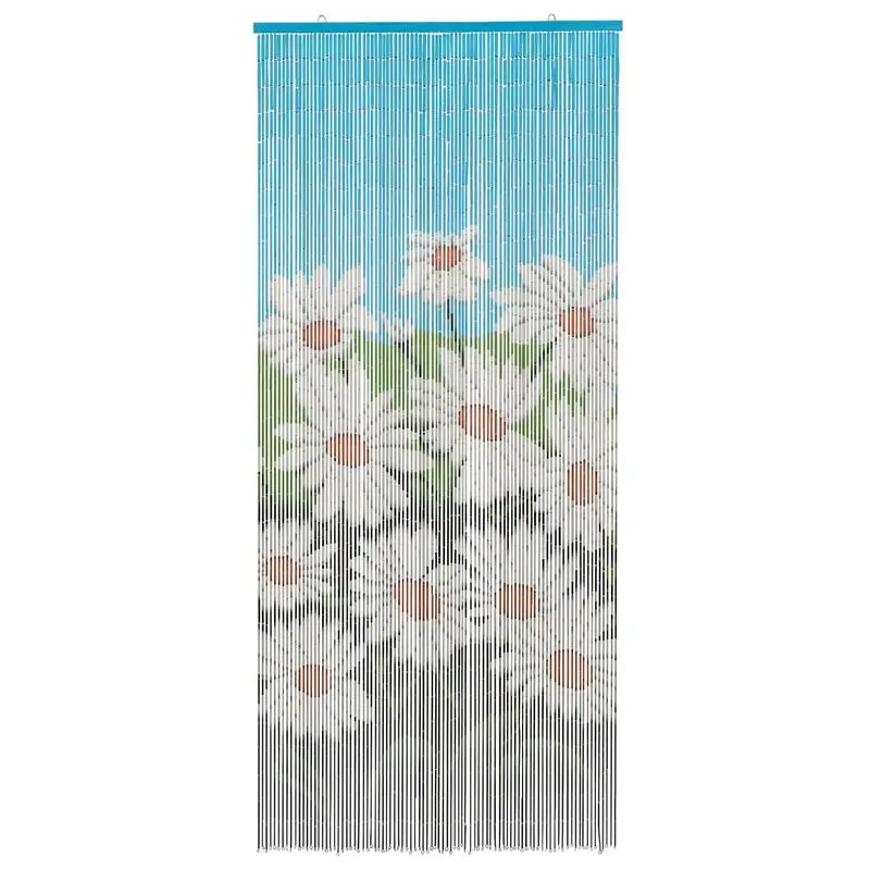 Insect Door Curtain Multicolor 78.74 x 35.43 in Bamboo
