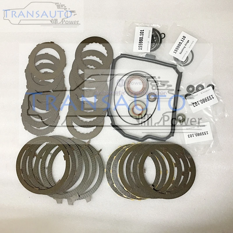 

AL4 DPO Transmission Master Rebuild Kit Friction Plate For Peugeot For Citroen for Renault 2.0/1.6L Gearbox Discs Kit Repair Kit