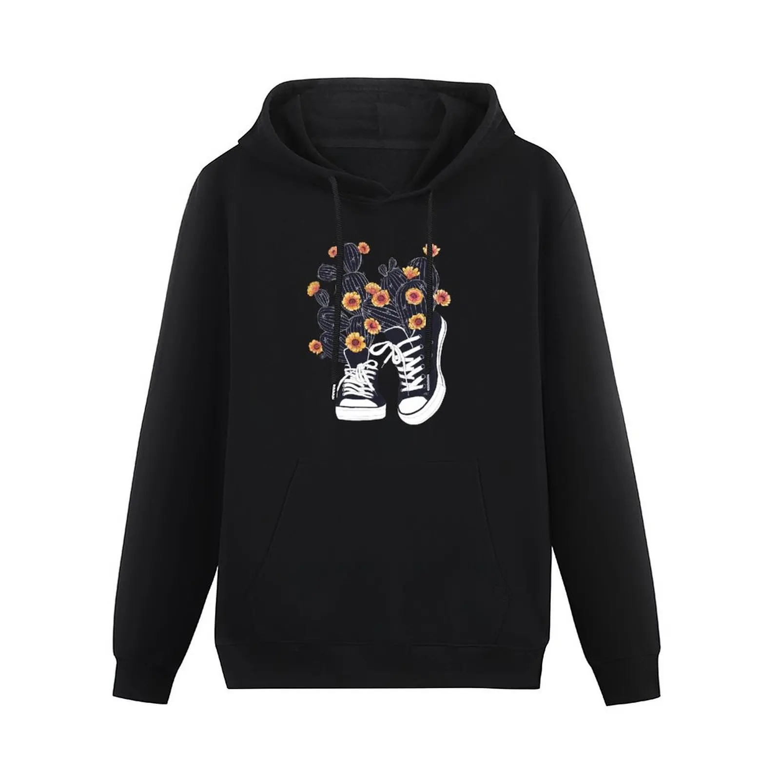 Sneakers with cactus Pullover Hoodie winter clothes male clothes hoodie graphic